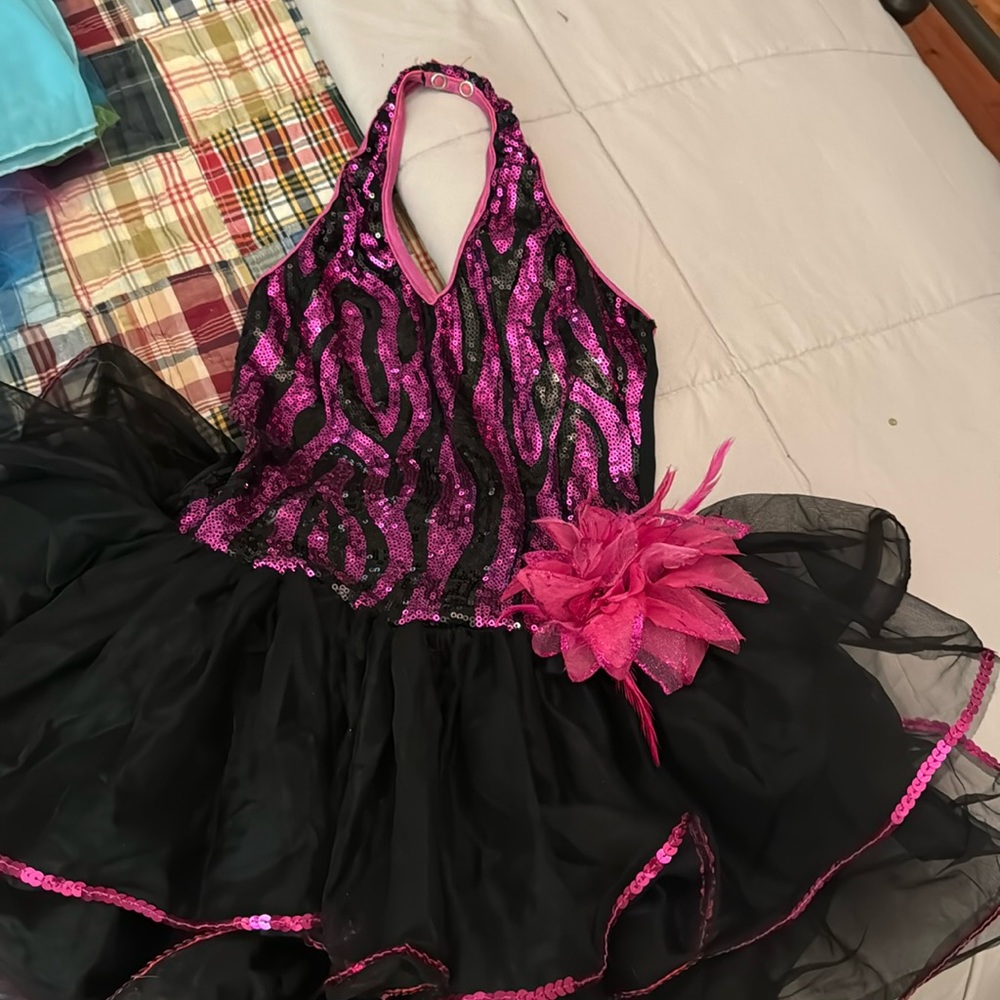 purple dance costume